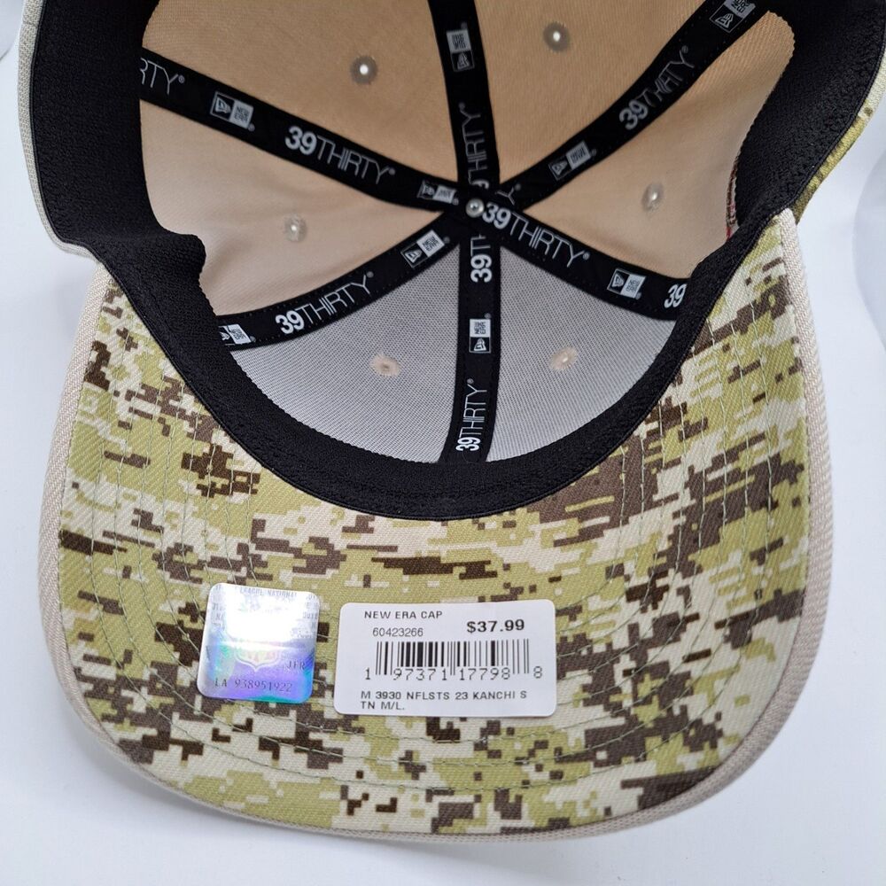 Kansas City Chiefs 2023 Salute To Service New Era 39THIRTY Size M-L Hat Cap NFL - Picture 14 of 16